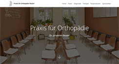 Desktop Screenshot of orthopaedie-reuter.de