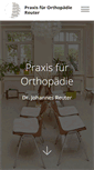 Mobile Screenshot of orthopaedie-reuter.de